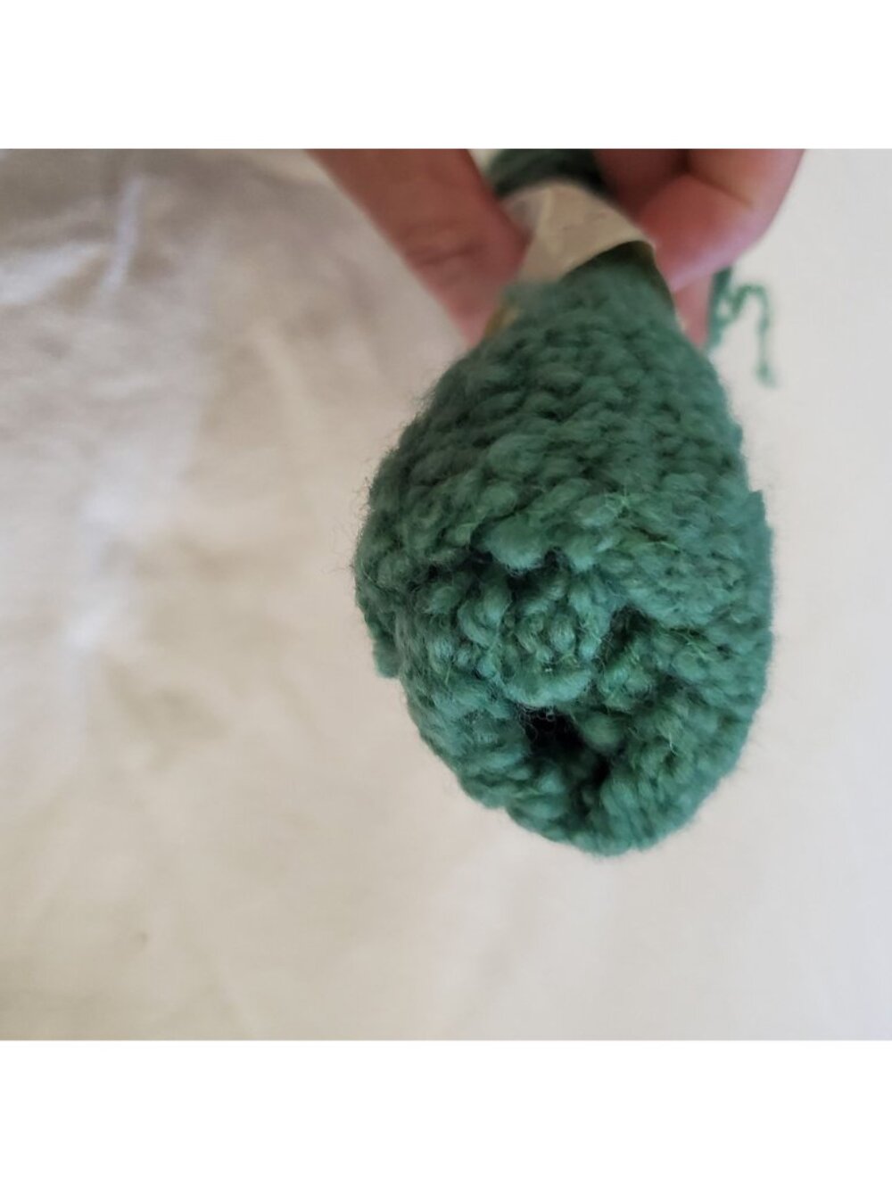 Columbia Minerva Bulky Boucle Yarn 1556 Live Mint Virgin Wool Nylon - Picture 6 of 10